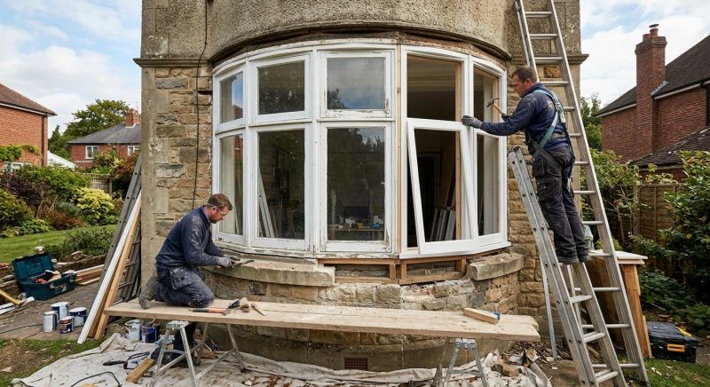 Curved Window Repair in Alpharetta, GA